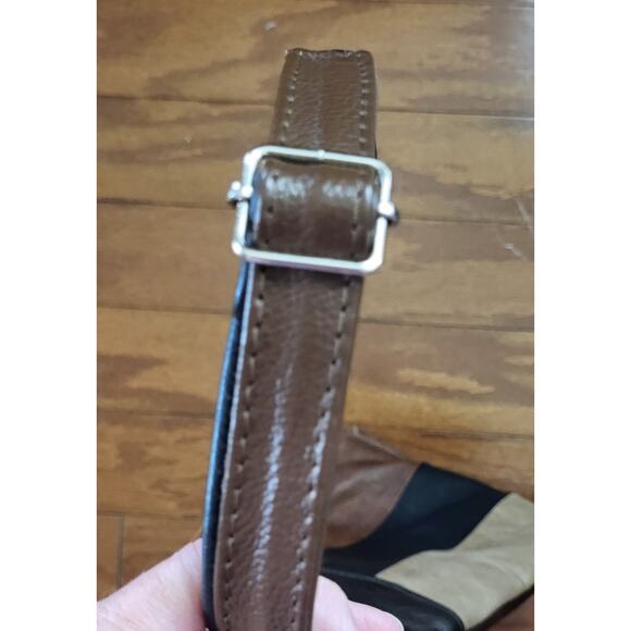 MCM 70s Leather Messenger UNISEX Crossbody 5 Pockets Multi-Color BOHO Style - Picture 16 of 16